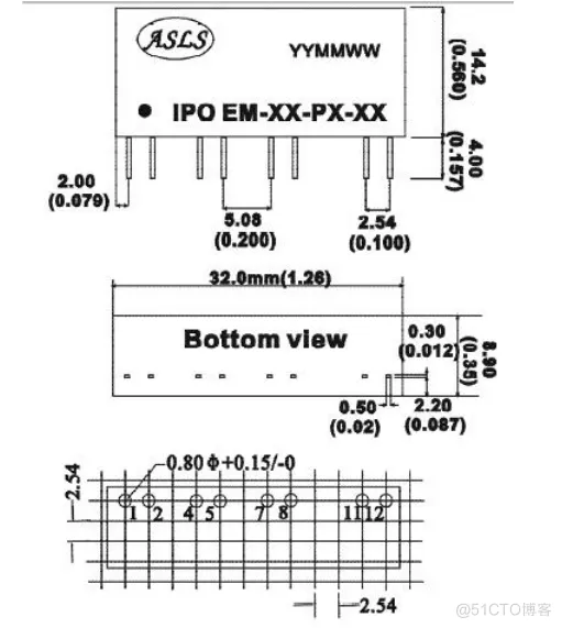 信号放大器SIP12EM全新0-5V/0-10V转0-20mA/4-20mA电磁隔离变送器_引脚_05